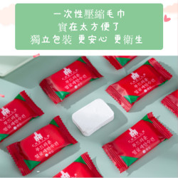 HE台灣現貨❤️24*30壓縮毛巾 一次性毛巾 質量超好純棉加厚 洗臉巾 旅行便捷毛巾 潔面巾小方巾